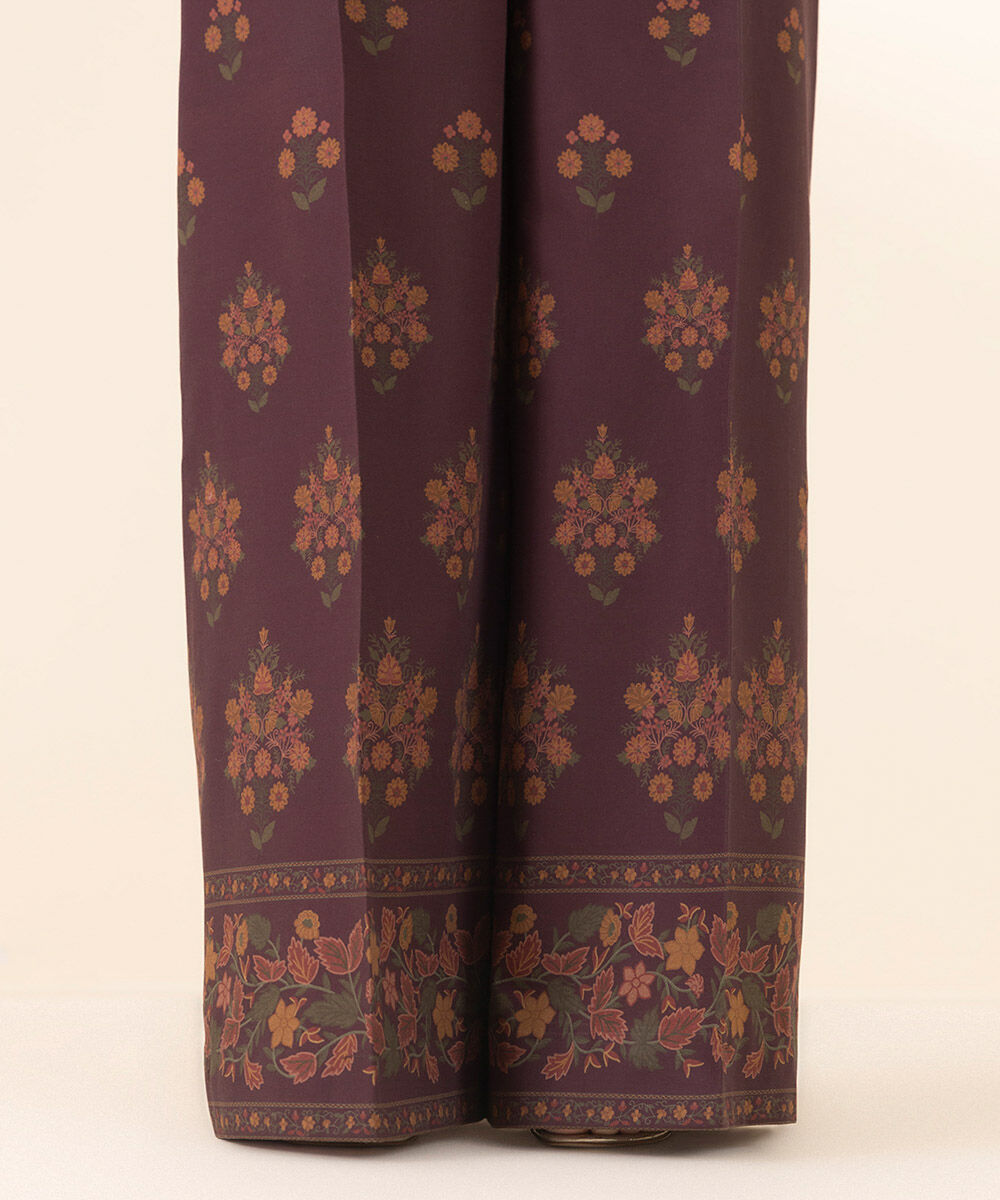 Unstitched Women's Red Lawn Embroidered 3 Piece Suit