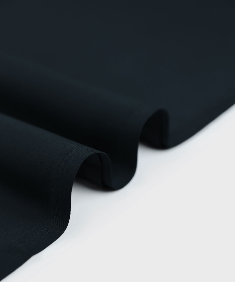 Men Unstitched Viscose Navy Full Suit Fabric