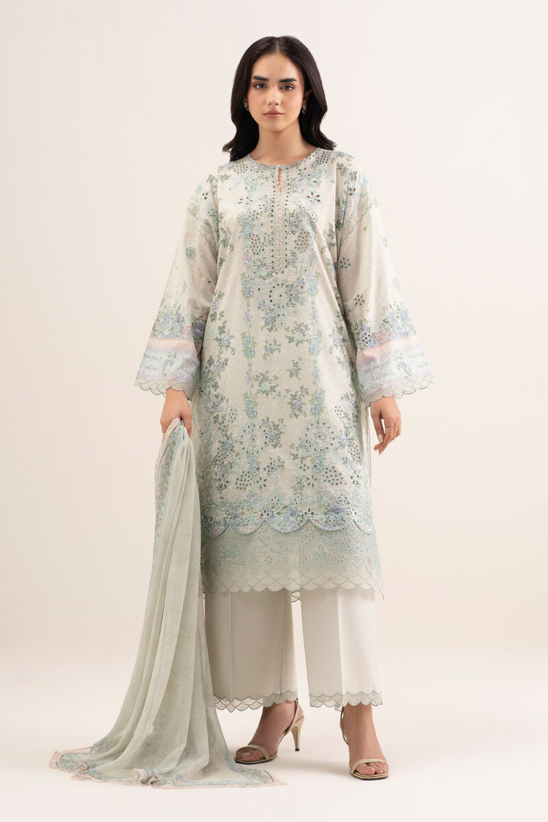 3 Piece - Embroidered Lawn Suit