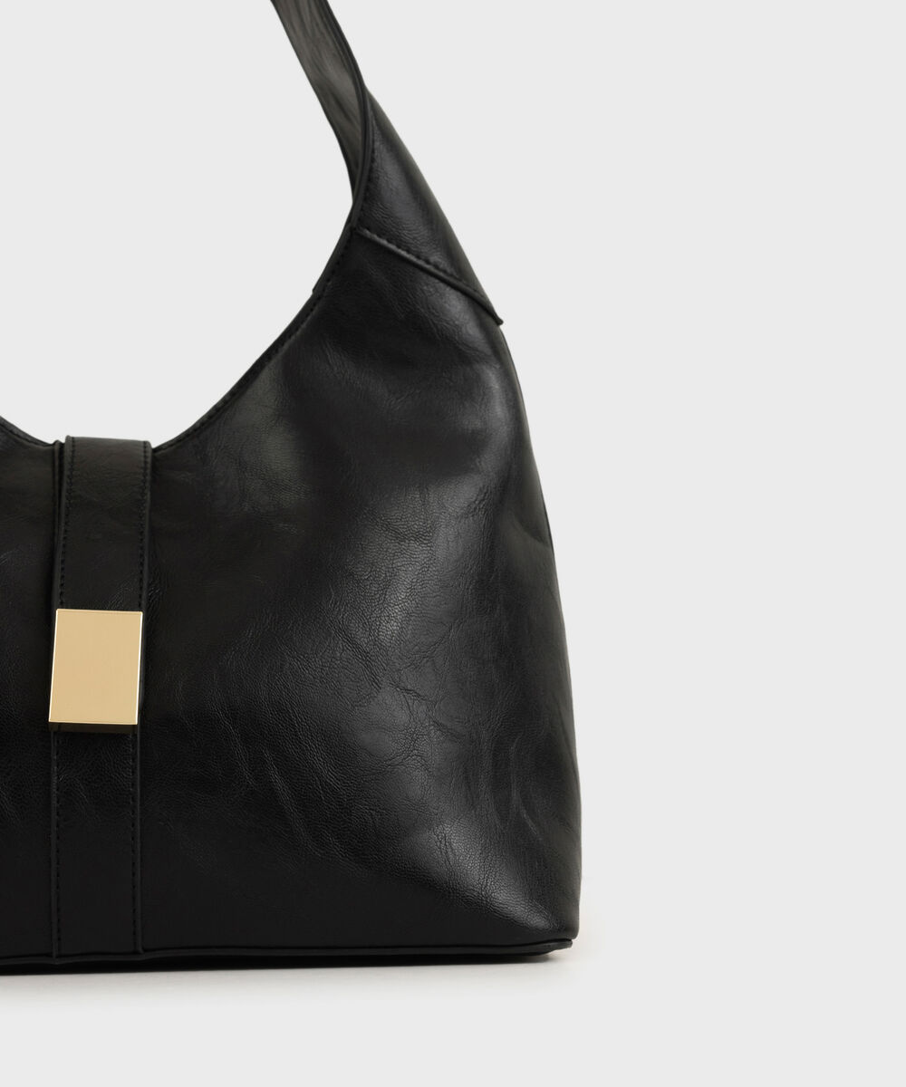 Women's Black Shoulder Bag