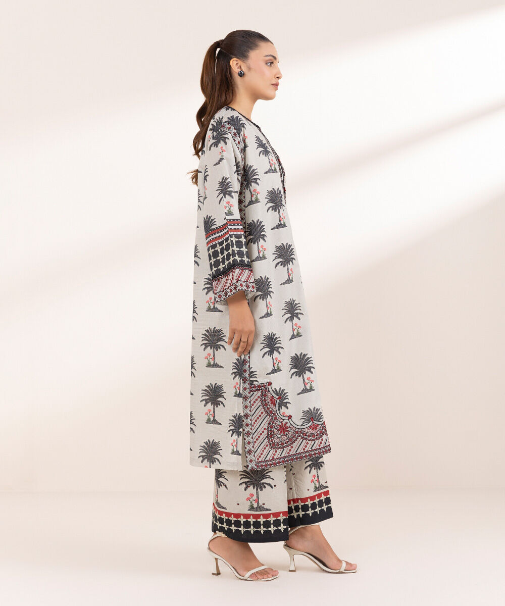 Woman - Multi Embroidered Zari Lawn Shirt