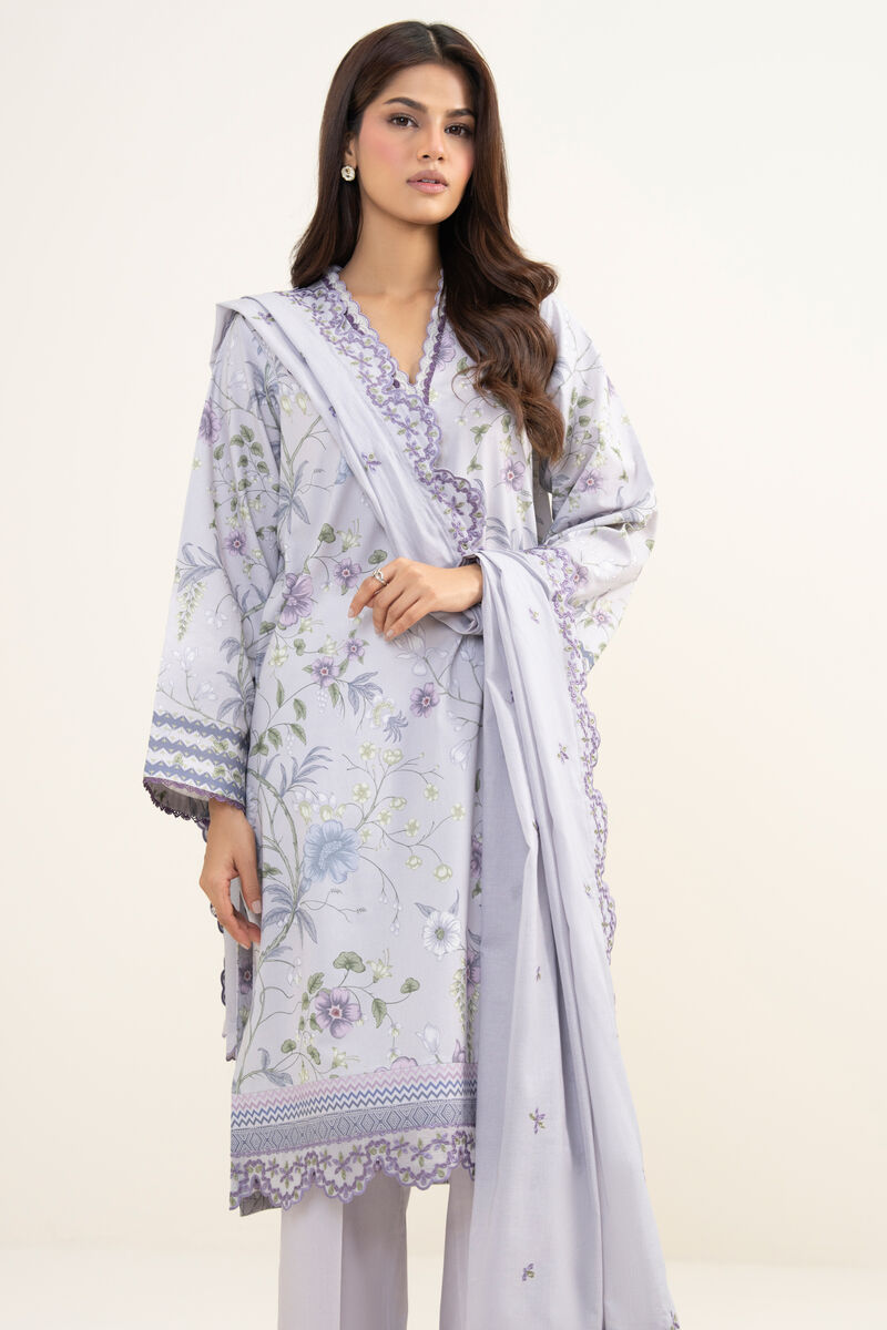 3 Piece - Embroidered Lawn Suit
