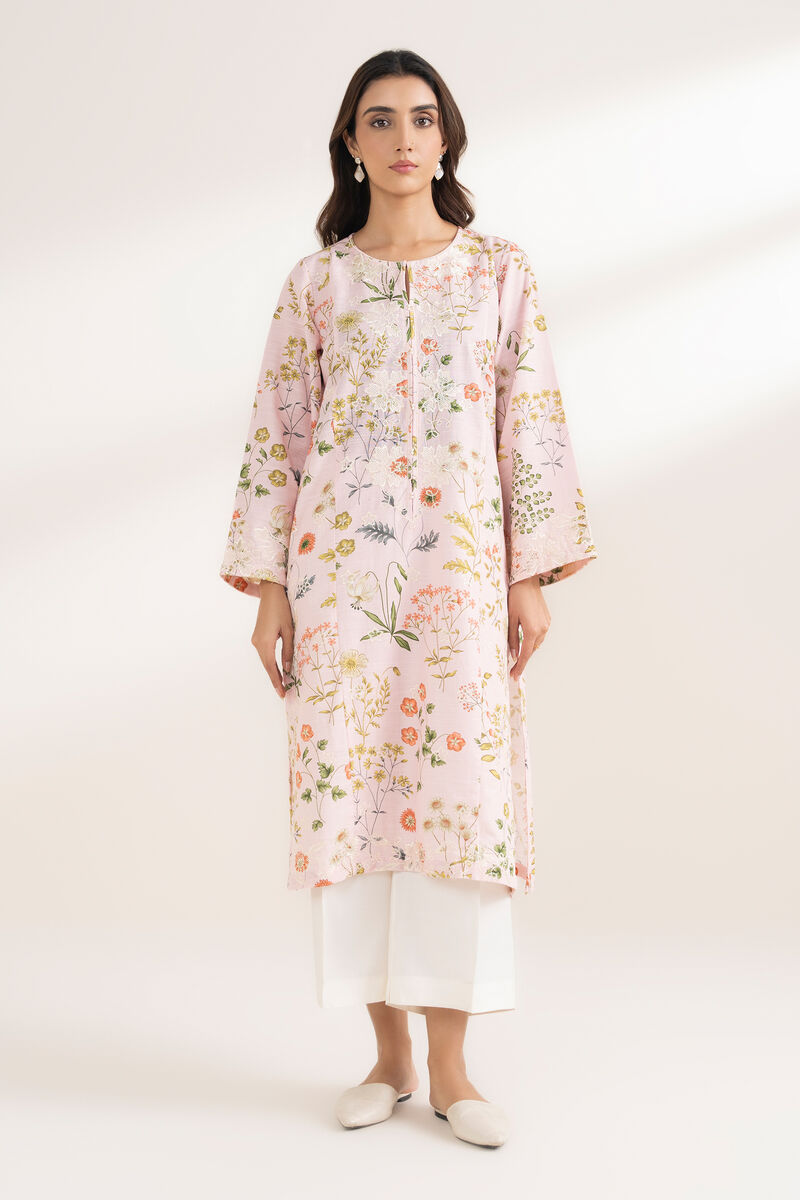 Embroidered Khaddar Shirt