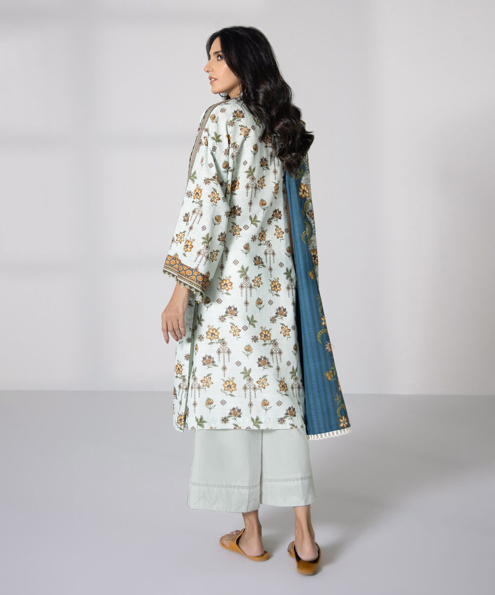 Ladies Khaddar Unstitched Shirt Dupatta
