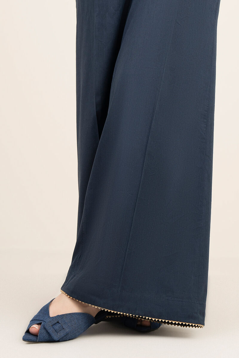 Cotton Viscose Flared Pants