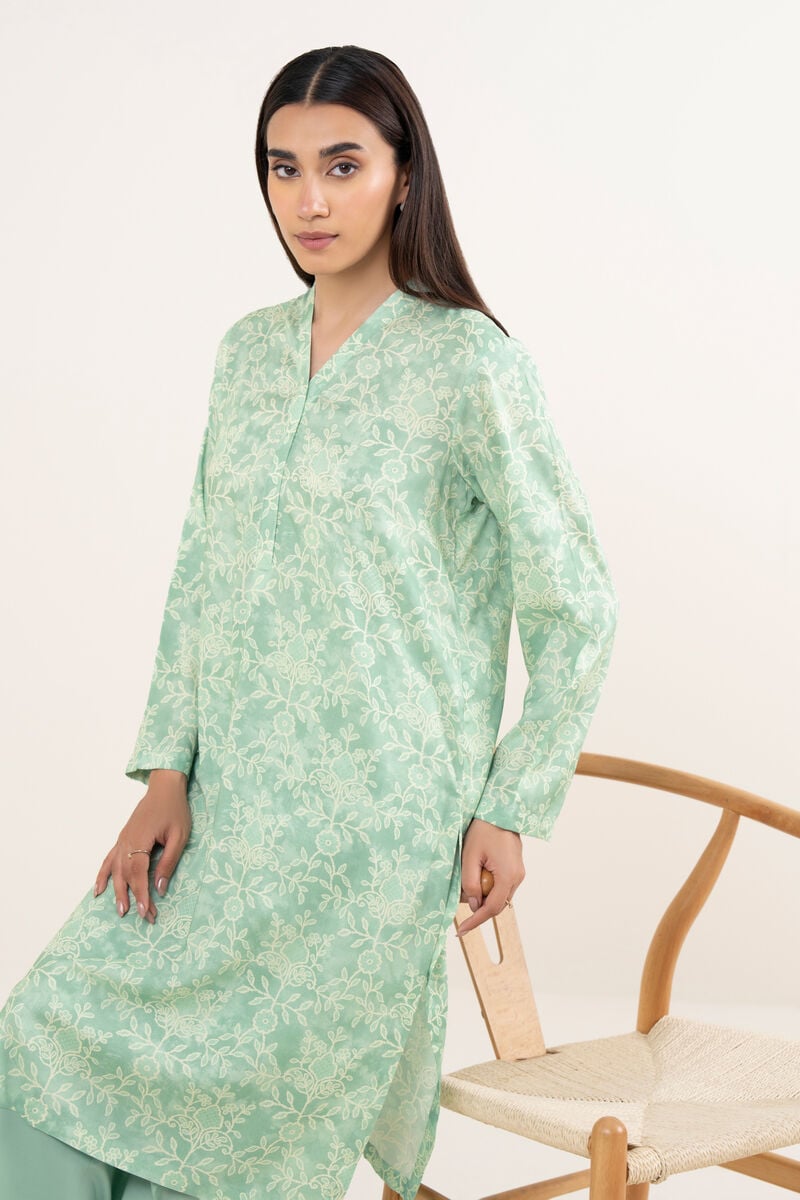 Printed Arabic Lawn Shirt