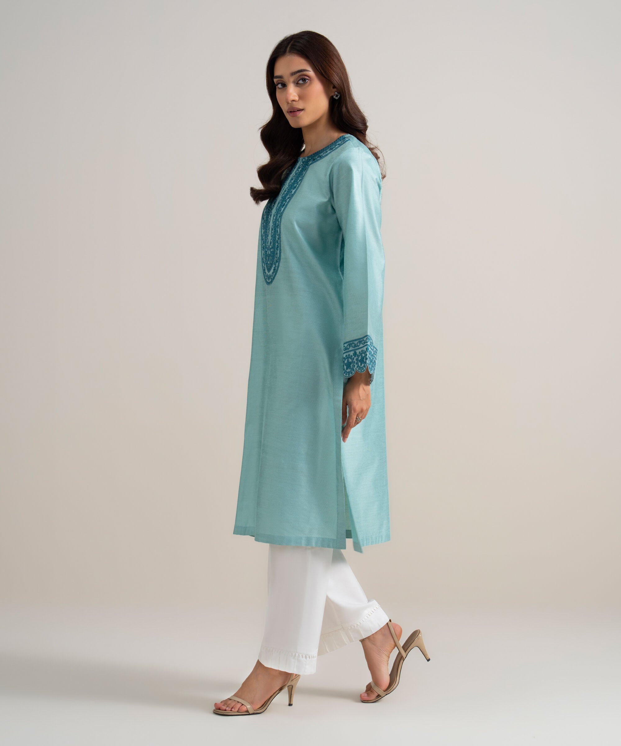 Unstitched Cotton Net Shirt USFLXS25V511