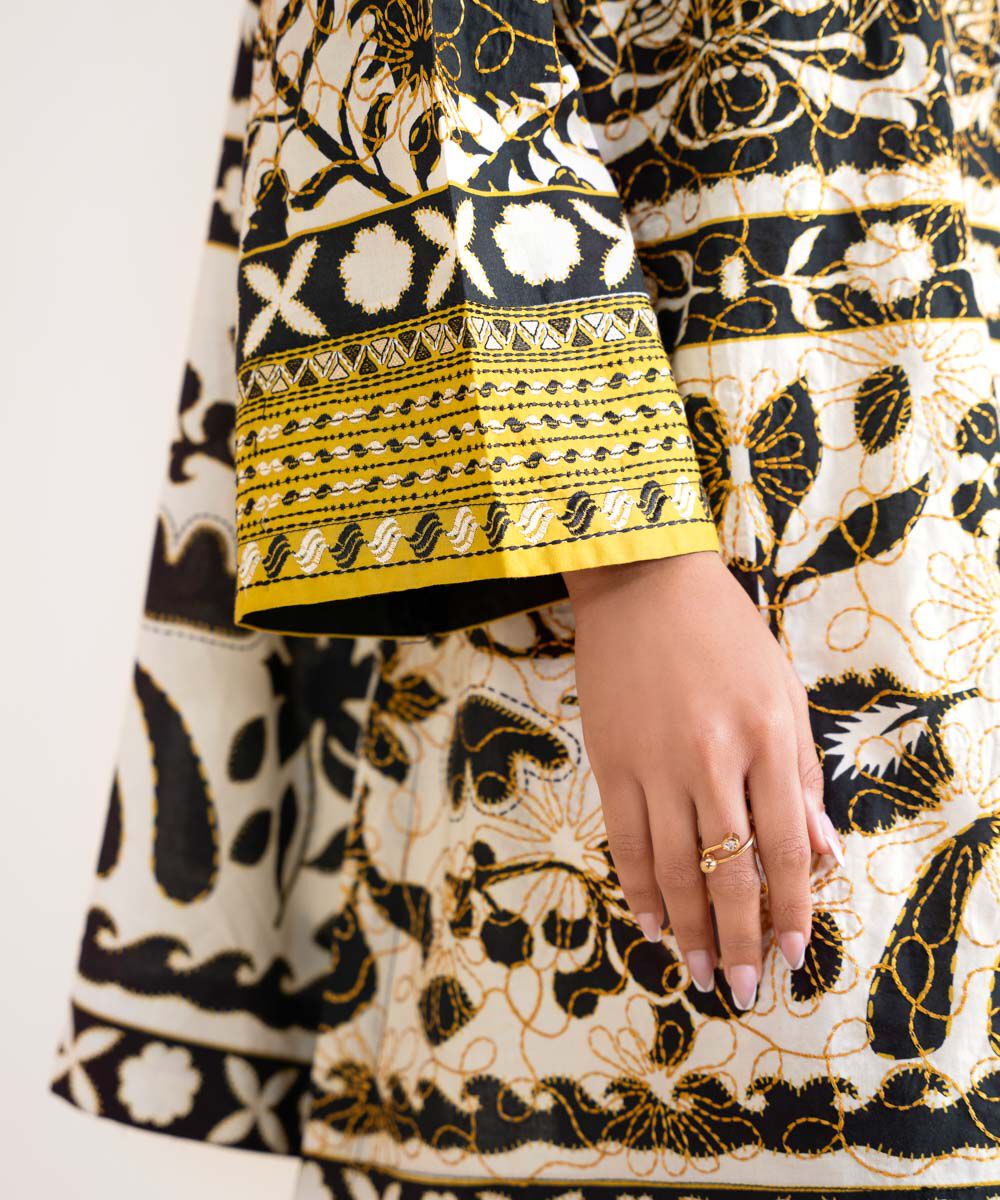 Woman - Multi Embroidered Cambric Shirt