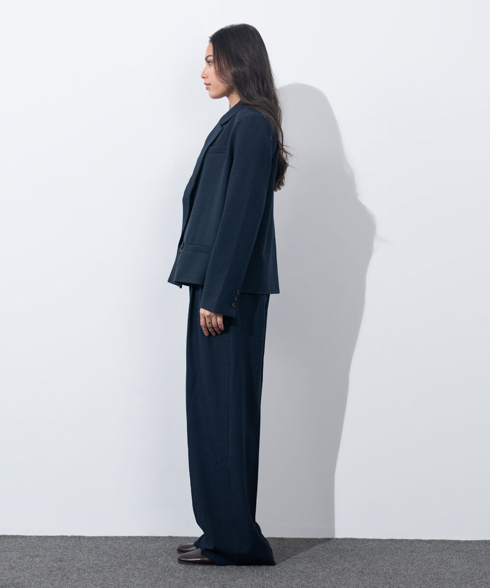 Women's Western Wear Navy Short Body Tailored Blazer