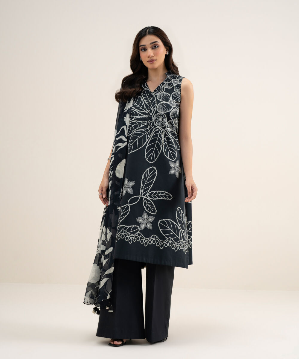 3 Piece - Printed Lawn Suit
