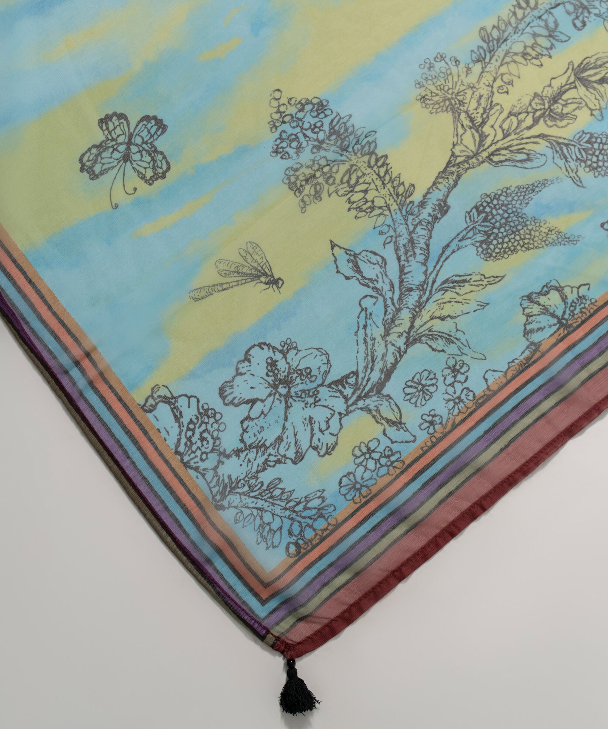 Printed Dupatta PRW26CV109DB