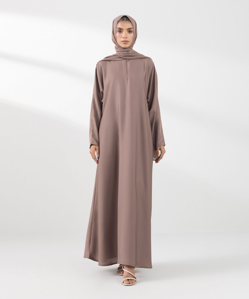 ABBAYA25V304 Brown Abaya ABBAYA25V304 i