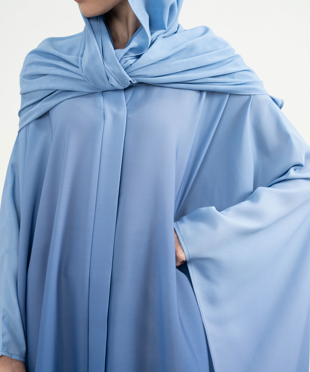 Women's Multi Round Neck Kaftan Abaya Set