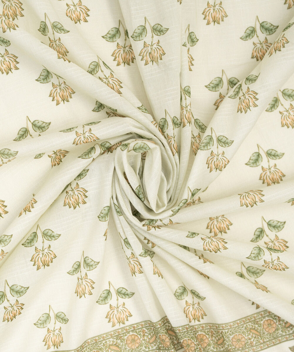 Lawn Printed Mint Green Dupatta