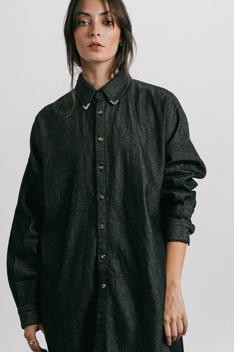 Oversized Denim Shirt
