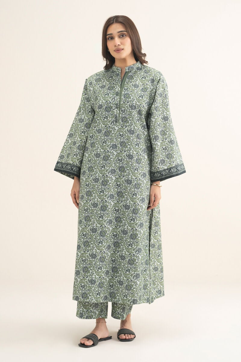 2 Piece - Printed Blended Karandi Suit