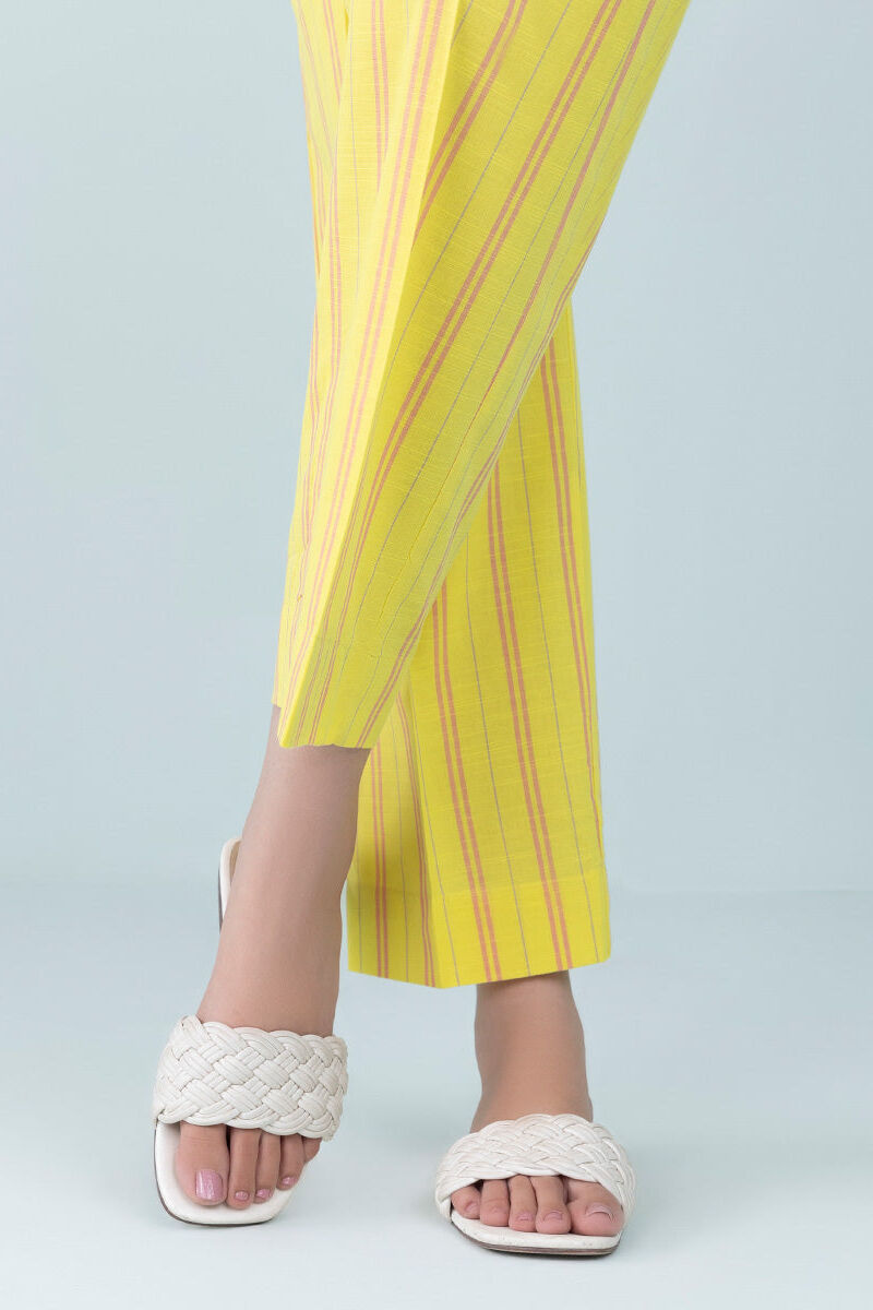 Yarn Dyed Straight Pants