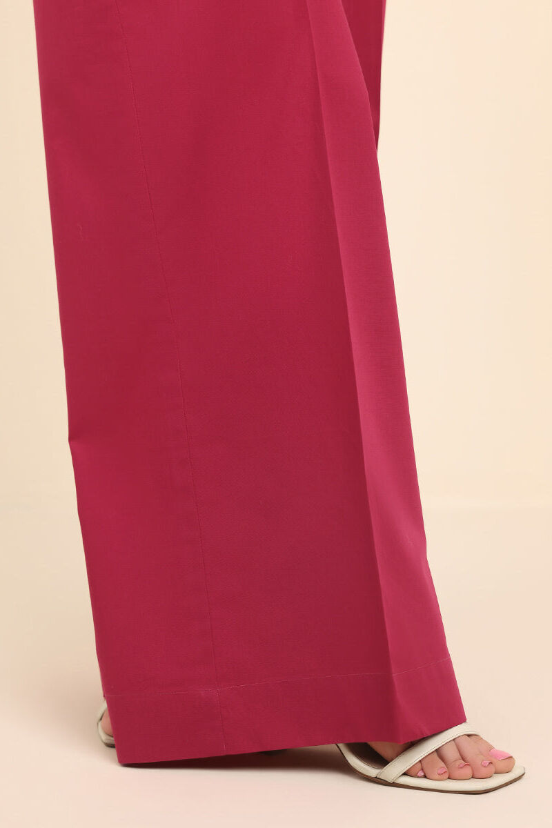 Solid Cambric Flared Pants