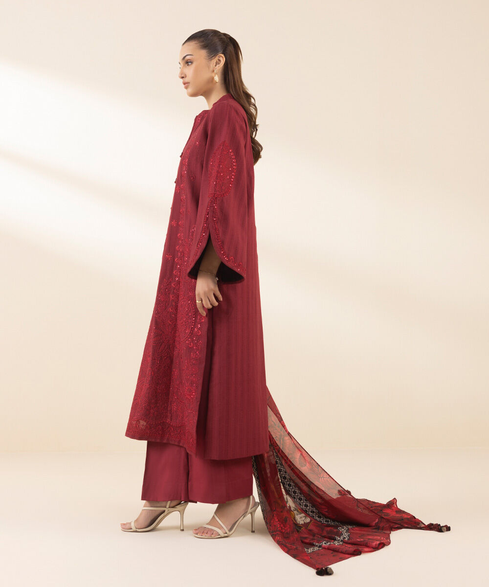 U3PEDF25V228 Unstitched 3 PC U3PEDF25V228