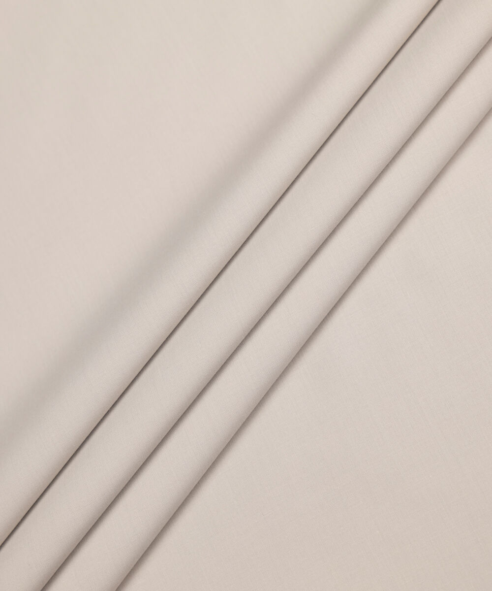 Men's Unstitched Two-Piece Beige Refined Wash & Wear Suit