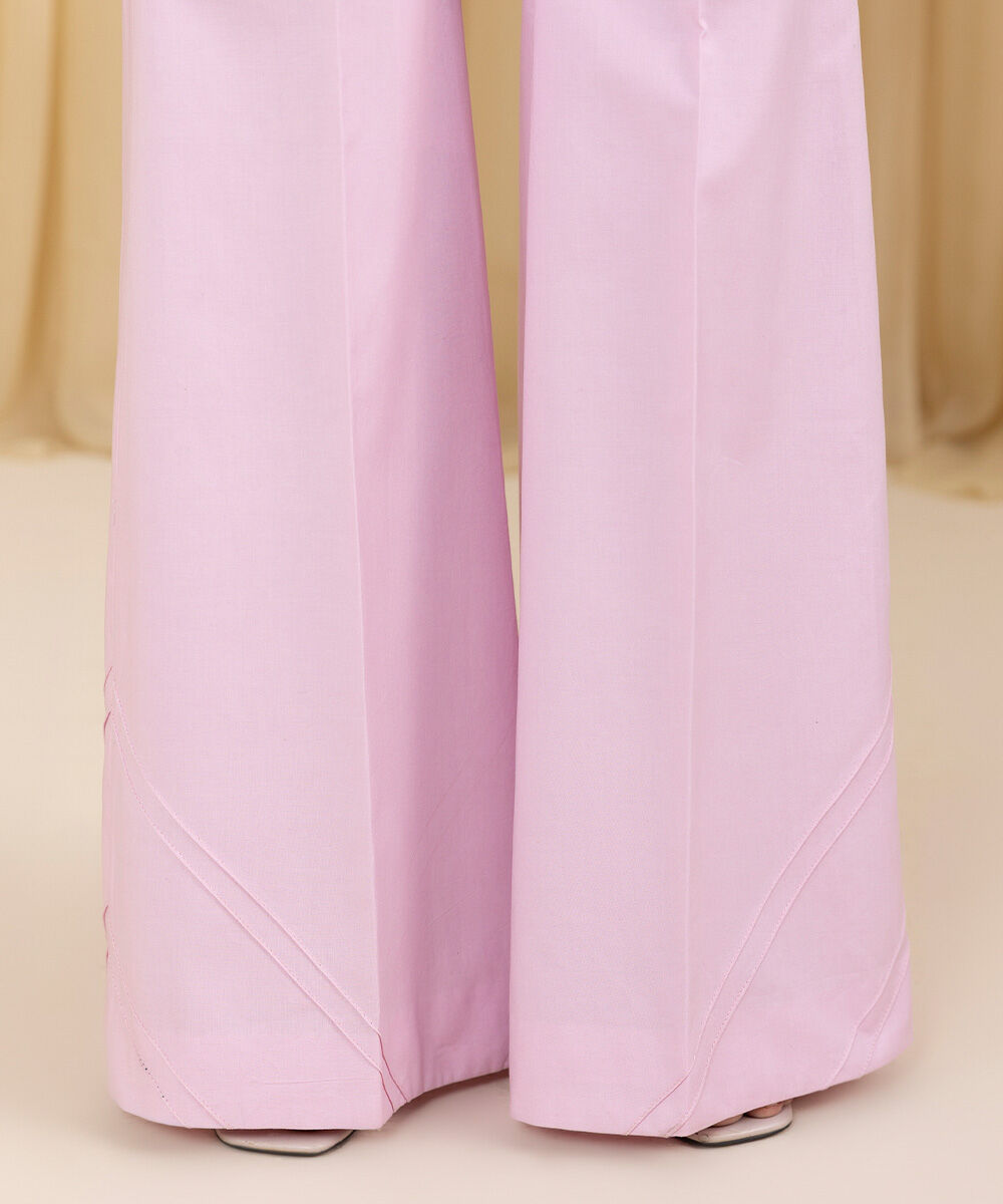 Unstitched Women's Pink Textured Lawn 3 Piece Suit