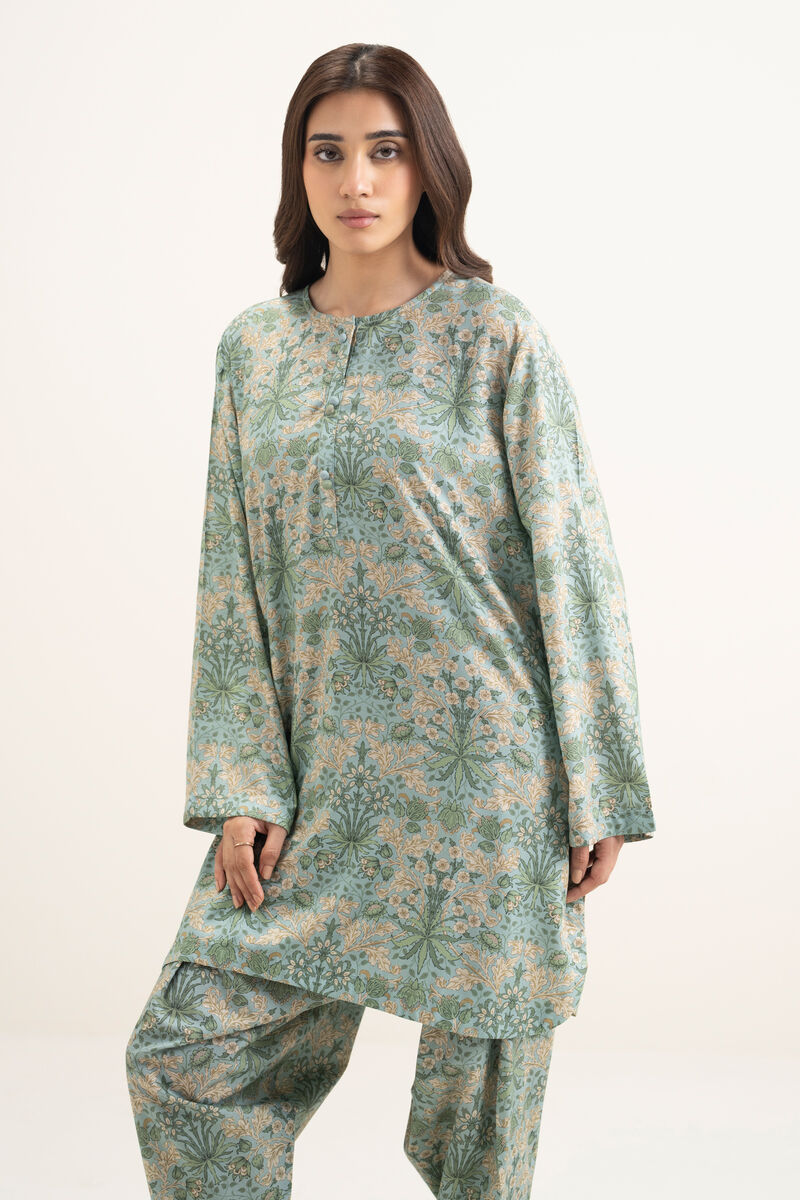 Printed Arabic Lawn Shirt
