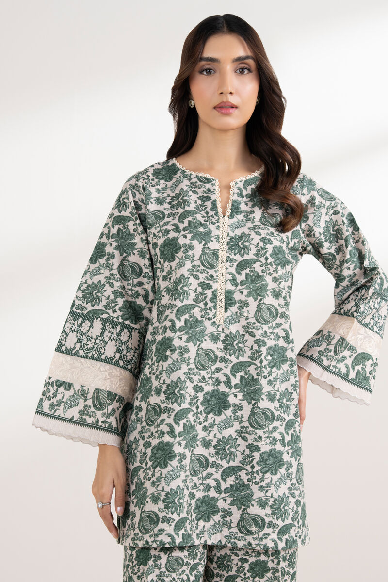 Embroidered Light Khaddar Shirt