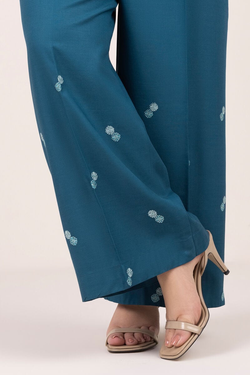 Embroidered Cototn Viscose Culottes