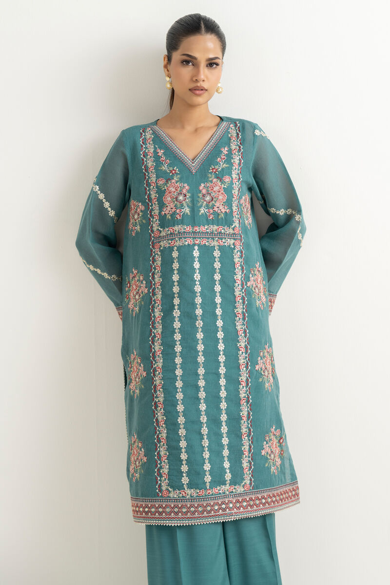 Embroidered Karandi Shirt