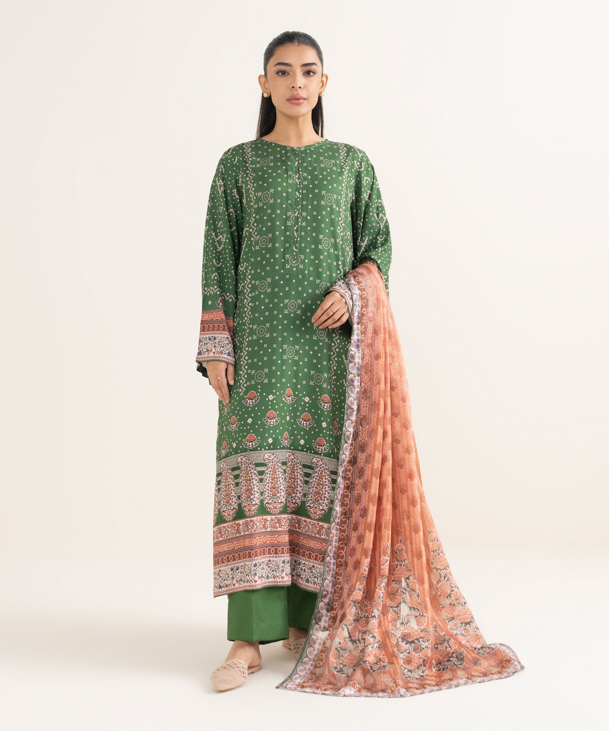 Printed Dupatta 3PDFW25V435D