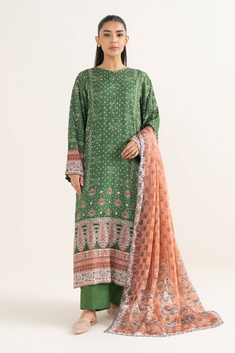 Printed Jacquard Dupatta