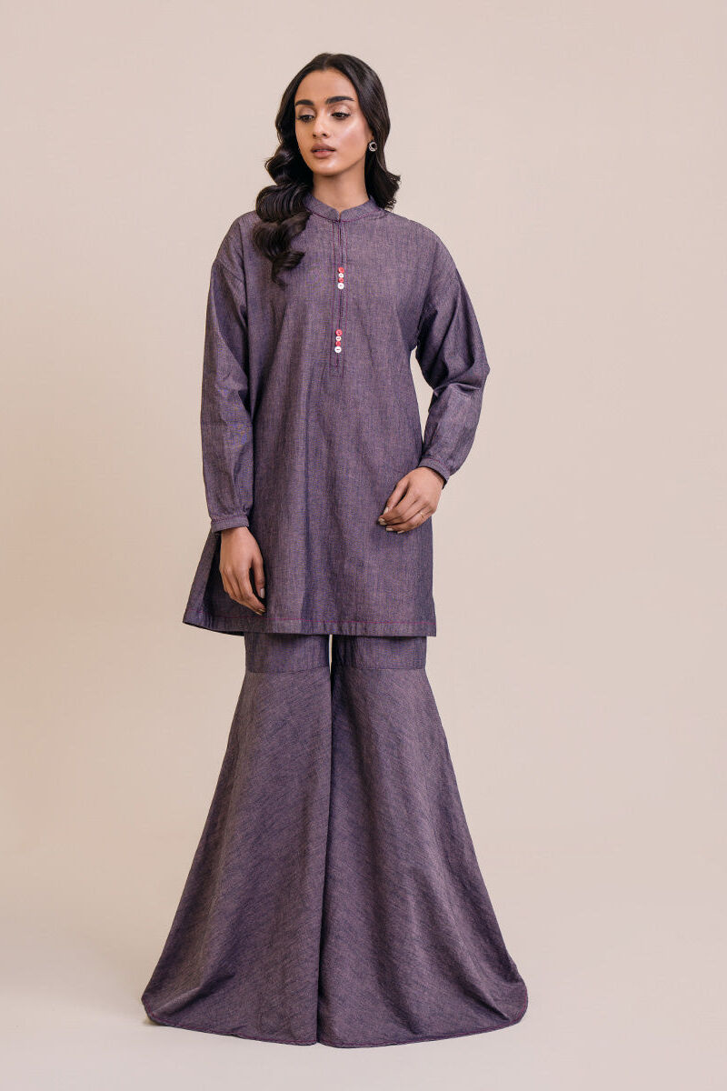 Chambray Drop Shoulder Shirt