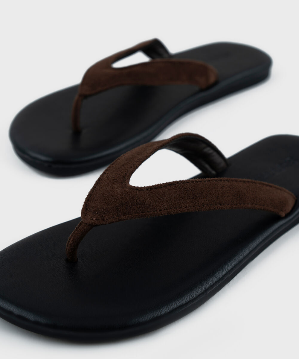 Women's Brown Flat Sandal