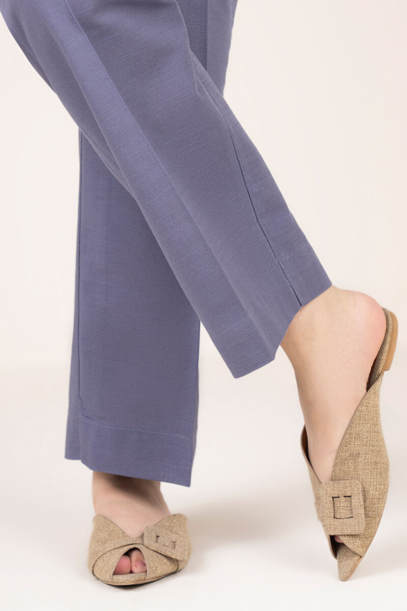 Solid Khaddar Straight Pants