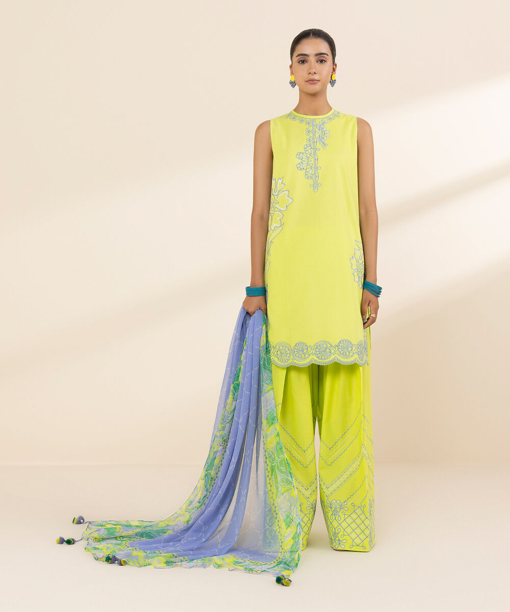 0U3PEST25V52 Unstitched 3 PC 0U3PEST25V52