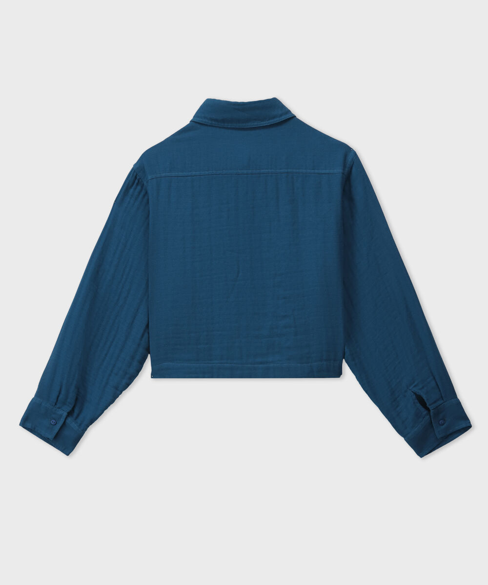 Women's Western Multi Short Body Cotton Muslin Shirt