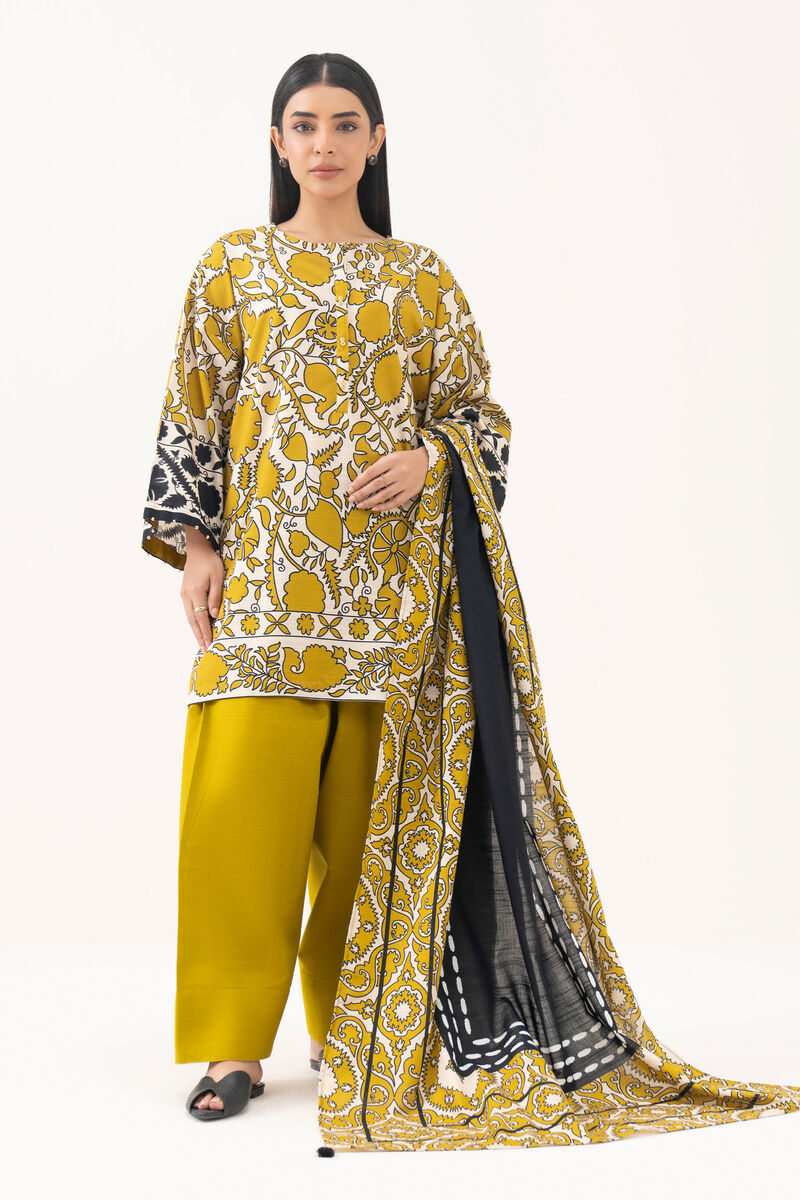 Printed Light Khaddar Dupatta