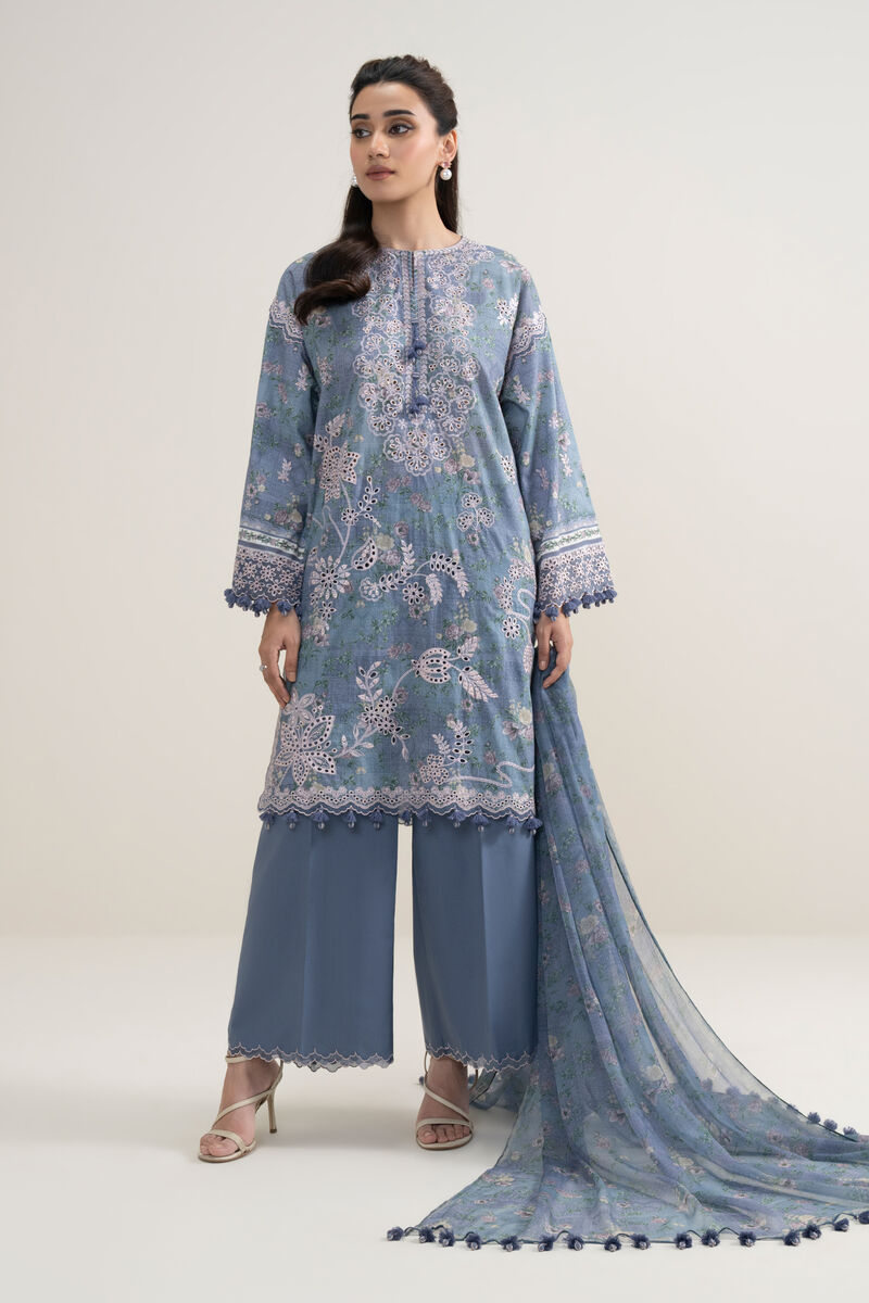3 Piece - Embroidered Lawn Suit
