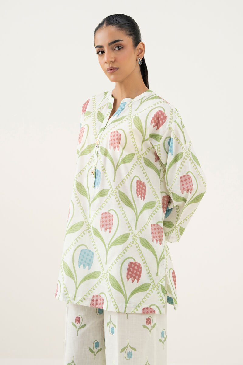 Printed Crosshatch Shirt