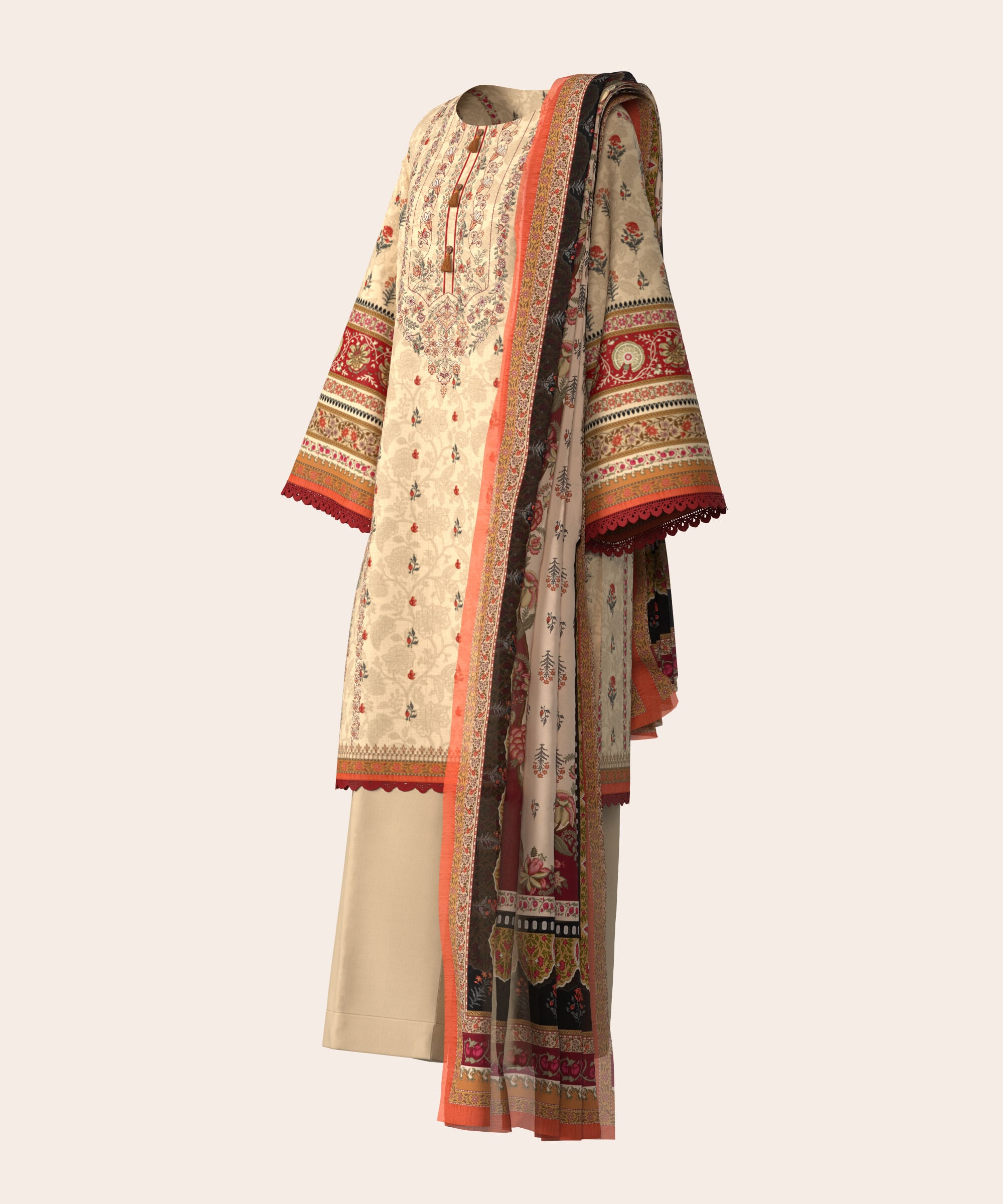 Unstitched 3 PC PPEWS26CL330