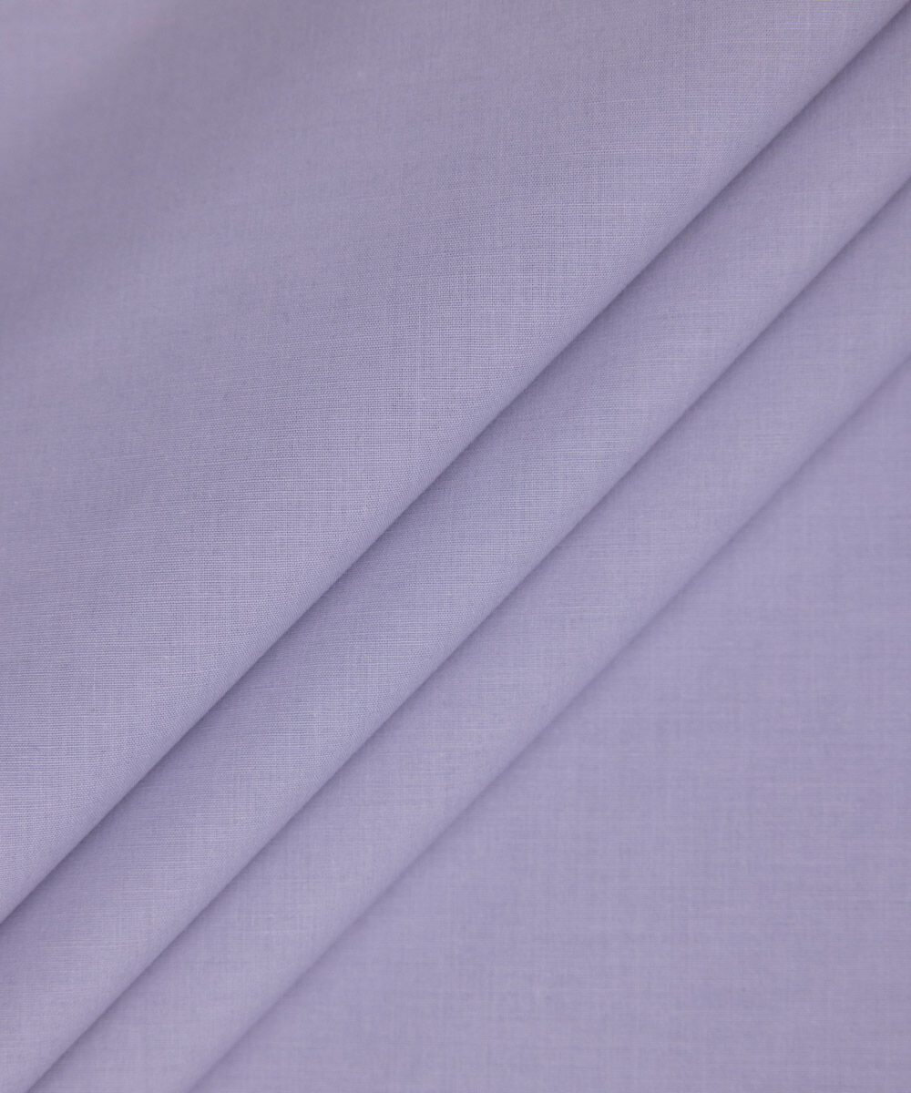 Men's Unstitched Premium Cotton Purple Full Suit Fabric