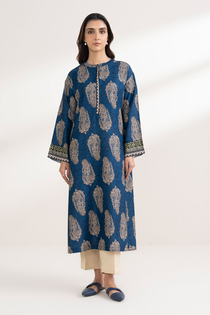 Printed Viscose Linen Shirt