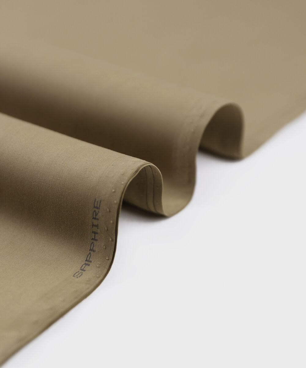 Men Unstitched Viscose Beige Full Suit Fabric