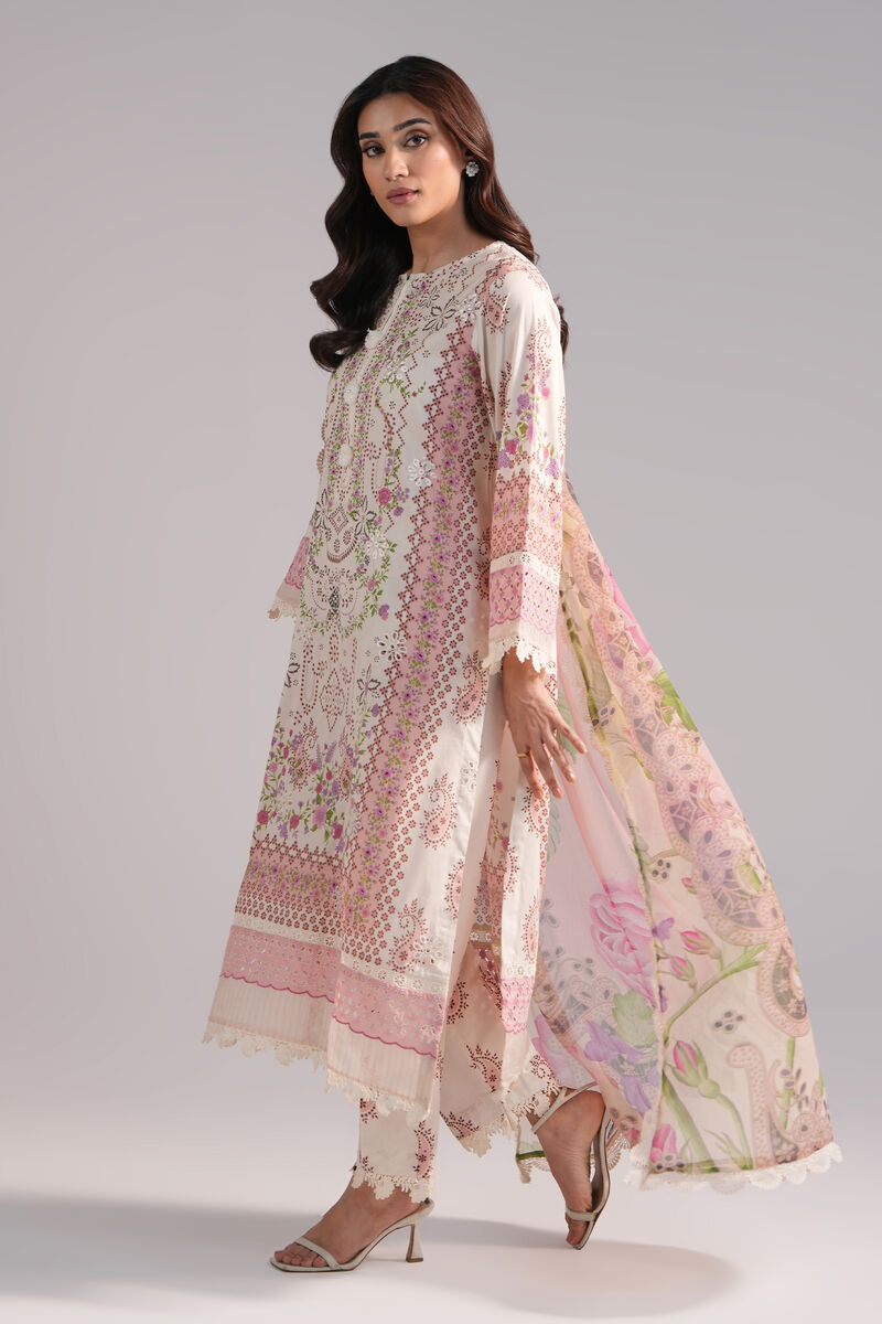 3 Piece - Embroidered Lawn Suit