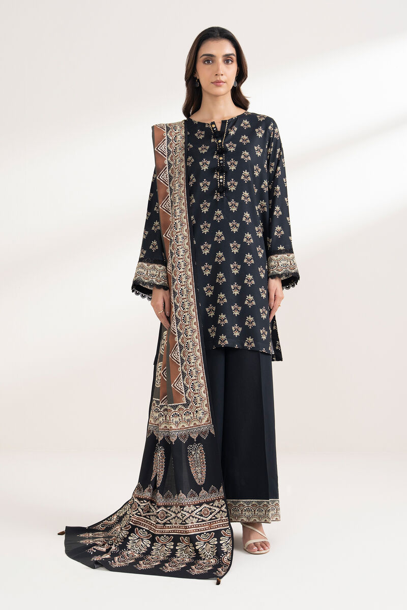 Printed Linen Dupatta