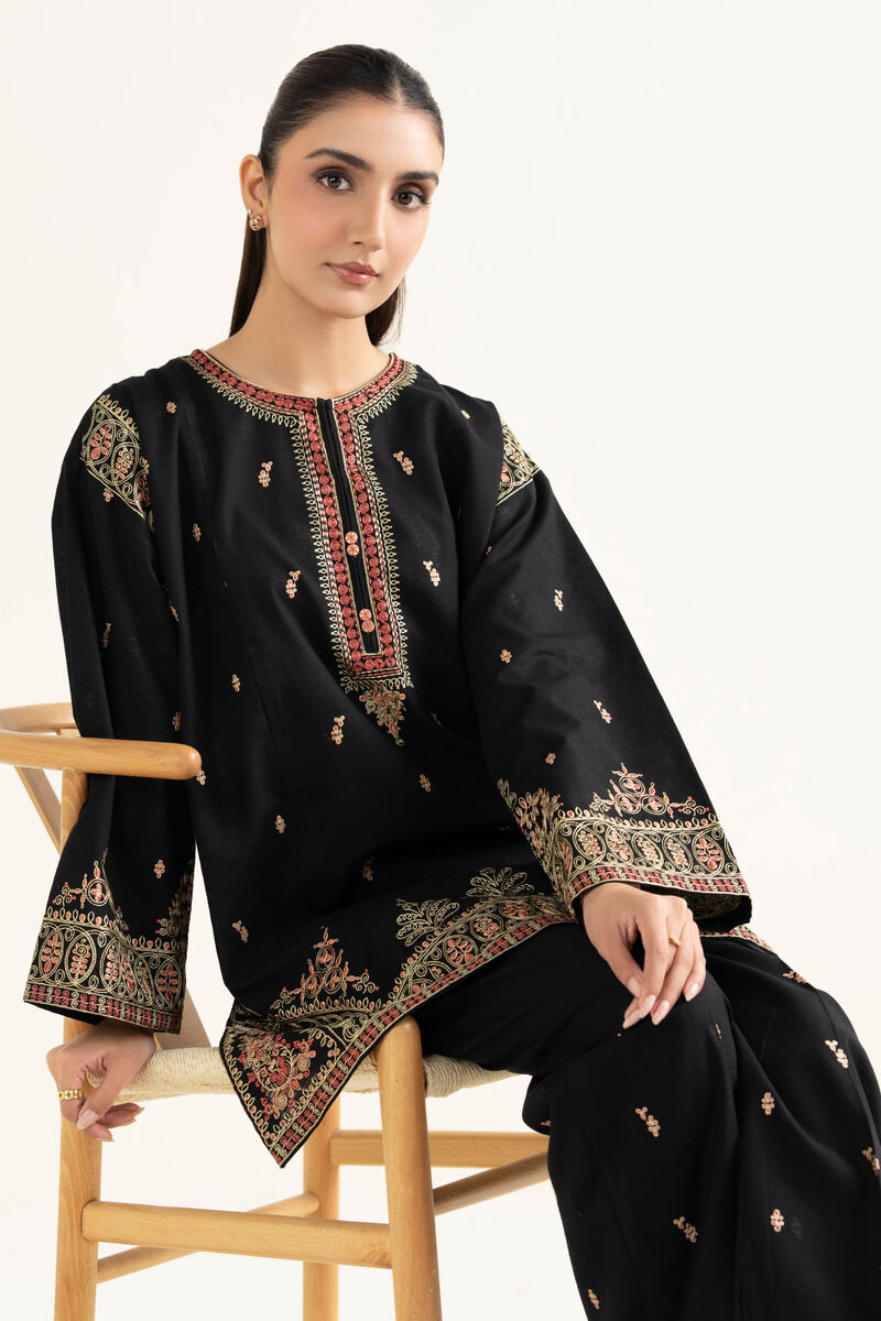 Embroidered Khaddar Shirt