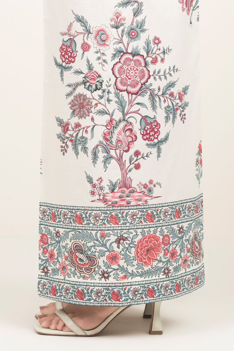 Printed Lawn Flared Pants