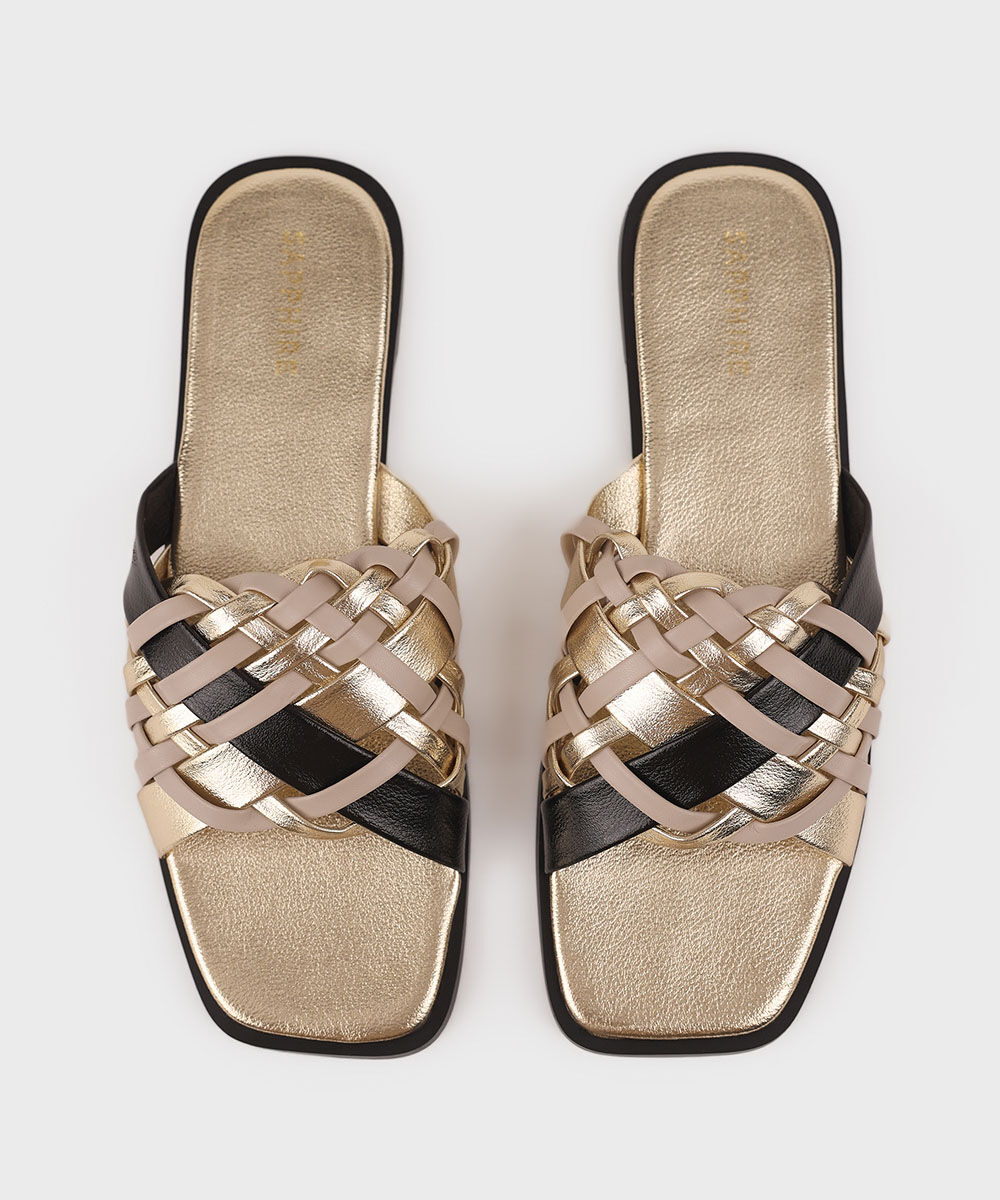 Women's Gold Flats