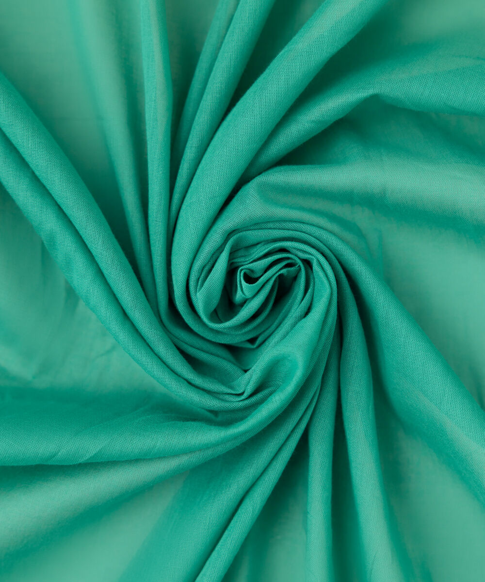 Fine Voile Green Solid Dupatta