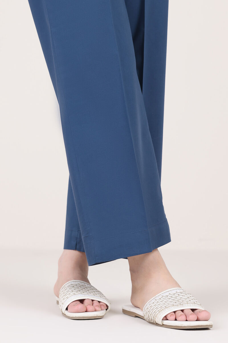 Solid Cambric Straight Pants